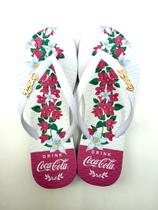 Chinelo Coca-Cola Shoes Flower Garden Feminino Adulto - Ref CC3627 - Tam 34/42 Multicores