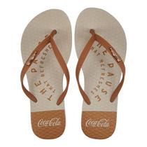 Chinelo Coca-Cola Shoes Glimmer Metallic Feminino Adulto Ref. CC4677 Chinelo Coca-Cola Shoes Glimmer Metallic Feminino Adulto Ref. CC4677