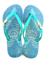 Chinelo Coca-Cola Shoes Krabi Beach Feminino Adulto - Ref CC4126 - Tam 34/40
