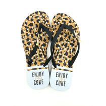 Chinelo Coca-Cola Shoes Leosparkle Feminino Adulto - Ref CC3657 - Tam 34/42 Multicores