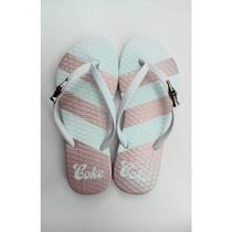 Chinelo Coca-Cola Shoes Metallization Feminino Adulto - Ref CC3669 - Tam 34/42