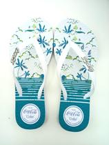 Chinelo Coca-Cola Shoes Neon Vibes Feminino Adulto Ref CC3417