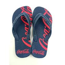 Chinelo Coca-Cola Shoes Spencerian Crop 2 Masculino Adulto - Ref CC4126 - Tam 34/44 Chinelo Coca-Cola Shoes Spencerian Crop 2 Masculino Adulto - Ref CC4126 - Tam 34/44