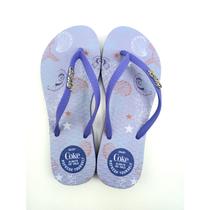 Chinelo Coca-Cola Shoes Stripe Ice Cold Feminino Adulto - Ref CC3664 - Tam 34/42 Multicores Chinelo Coca-Cola Shoes Stripe Ice Cold Feminino Adulto - Ref CC3664 - Tam 34/42 Multicores