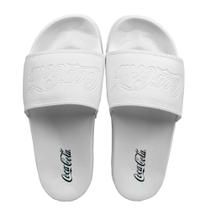 Chinelo Coca Cola Slide Groove Feminino Branco Chinelo Coca Cola Slide Groove Feminino Branco