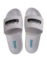 Chinelo Coca Cola Slide Moran Branco 4447 Chinelo Coca Cola Slide Moran Branco 4447