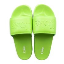 Chinelo Coca Cola Slide Plataforma Coke Frequency Verde Feminino Chinelo Coca Cola Slide Plataforma Coke Frequency Verde Feminino