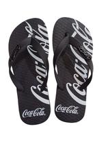 Chinelo Coca Cola Spencerian Crop 2 Masculino Preto 4256