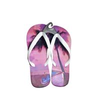 Chinelo com estampa barco