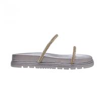 Chinelo Com Strass Casual Feminino Via Uno 862003 Chinelo Com Strass Casual Feminino Via Uno 862003
