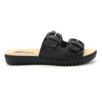 Chinelo Comfortflex 2345404 Salto Baixo Esporão Conforto Fivela