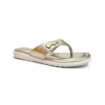 Chinelo Comfortflex De Dedo P26069 Ouro