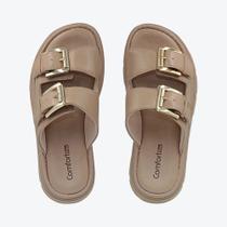 Chinelo Comfortflex Flatform Feminino 2446402-02 Cor:NudeTamanho:36 Chinelo Comfortflex Flatform Feminino 2446402-02 Cor:NudeTamanho:36