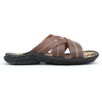 Chinelo Conforto Centuria em Couro Cinza Chinelo Conforto Centuria em Couro Cinza