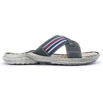 Chinelo Conforto Centuria em Couro Jeans Chinelo Conforto Centuria em Couro Jeans