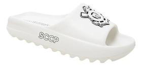Chinelo Corinthians Nuvem Branco - Chinelo Corinthians Nuvem Branco -