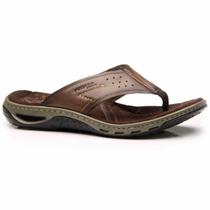 Chinelo Couro Masculino Amortecedor Original Pegada 131663