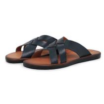 Chinelo Couro Masculino Confortável Dia a Dia Leve Descanso Chinelo Couro Masculino Confortável Dia a Dia Leve Descanso