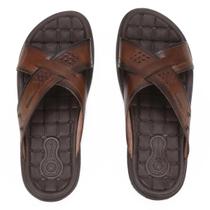 Chinelo Couro Pegada Masculino - Marrom Claro Chinelo Couro Pegada Masculino - Marrom Claro