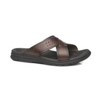 Chinelo couro pegada