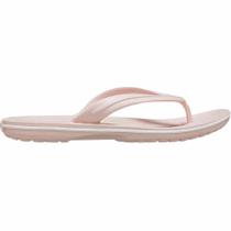 Chinelo Crocs Crocband Flip Feminino 11033-6UR ROSA CLARO/BRANCO