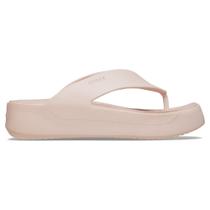 Chinelo crocs getaway plataform flip quartz