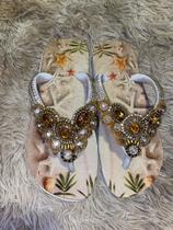 Chinelo customizado marítimo!