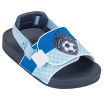 Chinelo de Bebê Masculino Sandália Com Elástico Menino Slide Rider Full 86 Baby 12278