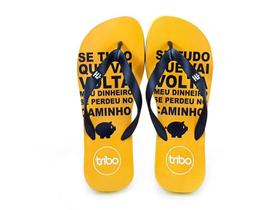 Chinelo de Borracha Estampa Frases Engraçadas Dia a Dia