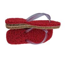 Chinelo de Capacho com Salto e Tira Transparente, Anti Stress, Ortopédico e Terapêutico