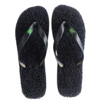 Chinelo de Capacho com Solado de Borracha, Tira Tradicional, Antiestresse, Ortopédico e Terapêutico