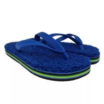 Chinelo de Capacho Solado de borracha com Filete, Anti Stress, Ortopédico e Terapêutico