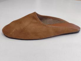 Chinelo de couro campeiro - Armazém de couros & peles