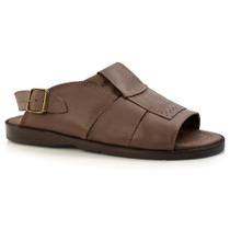Chinelo de Couro Masculino Italianinho 34302 Chinelo de Couro Masculino Italianinho 34302