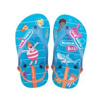 Chinelo De Dedo Bebê Com Elastico Mundo De Bita Baby Ipanema 27192