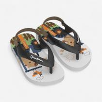 Chinelo De Dedo Bebê Ipanema com Capivara Cinza