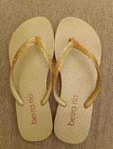 Chinelo De Dedo Beira Rio Feminino Brilho