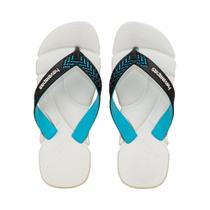 Chinelo de Dedo Branco, Azul e Preto Power II Havaianas
