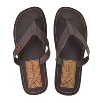 Chinelo de Dedo Cartago Atlanta Masculino Marrom 11840