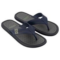 Chinelo de Dedo Cartago Infantil Maiorca Essencial Azul Cinza Verde