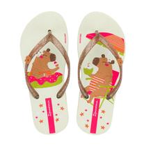 Chinelo de Dedo Casual Hype Menina Ipanema Bege / Marrom / Glitter 27/28 Chinelo de Dedo Casual Hype Menina Ipanema Bege / Marrom / Glitter 27/28