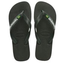 Chinelo de Dedo Clássico Leve Bandeira Brasil Logo Havaianas