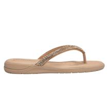 Chinelo De Dedo Comfortflex Feminino Strass Conforto 2480432