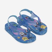 Chinelo De Dedo De Bebê Disney Joy Ipanema Stitch Azul