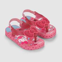 Chinelo de Dedo de Bebê Rosa Hello Kitty Funny Ipanema 27435 Chinelo de Dedo de Bebê Rosa Hello Kitty Funny Ipanema 27435