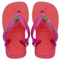 Chinelo de Dedo Elástico Bebê Brasil Logo Havaianas Kids Chinelo de Dedo Elástico Bebê Brasil Logo Havaianas Kids