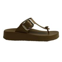 Chinelo de Dedo Fem Petite Jolie Day Marrom PJ7499 Tamanho:36Cor:Marrom