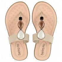 Chinelo De Dedo Feminino Beira Rio Conforto Pedras 8224.874