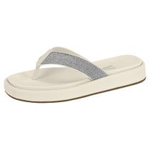 Chinelo de Dedo Feminino Brilho Strass Flat Vizzano 6506.101 Chinelo de Dedo Feminino Brilho Strass Flat Vizzano 6506.101
