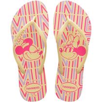 Chinelo de Dedo Feminino Casual Dia a Dia Praia Passeio Havaianas Slim Disney